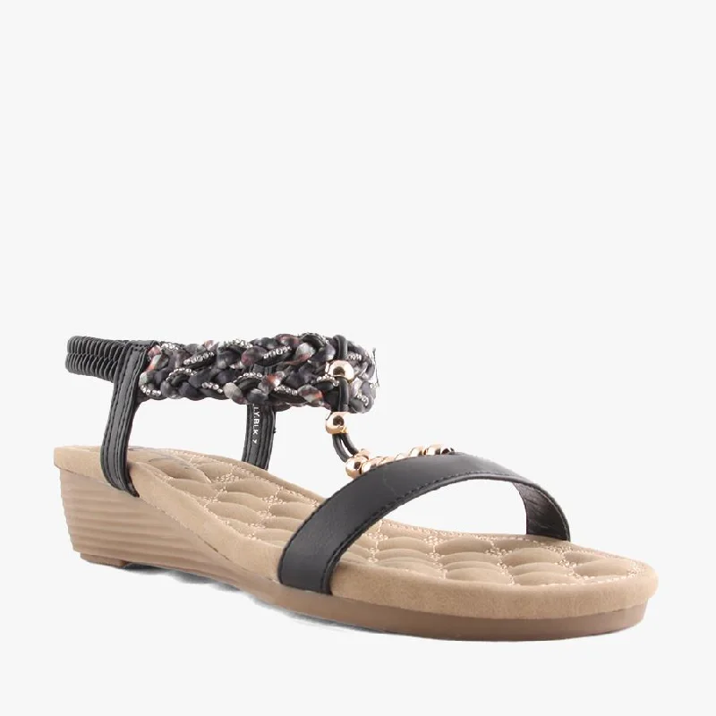 Comfy casual women's shoes for everyday wearTULLY BLACK