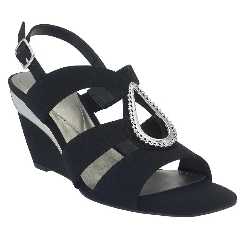 Elegant and sophisticated women's shoes for red carpet eventsViolette Wedge Sandal with Memory Foam