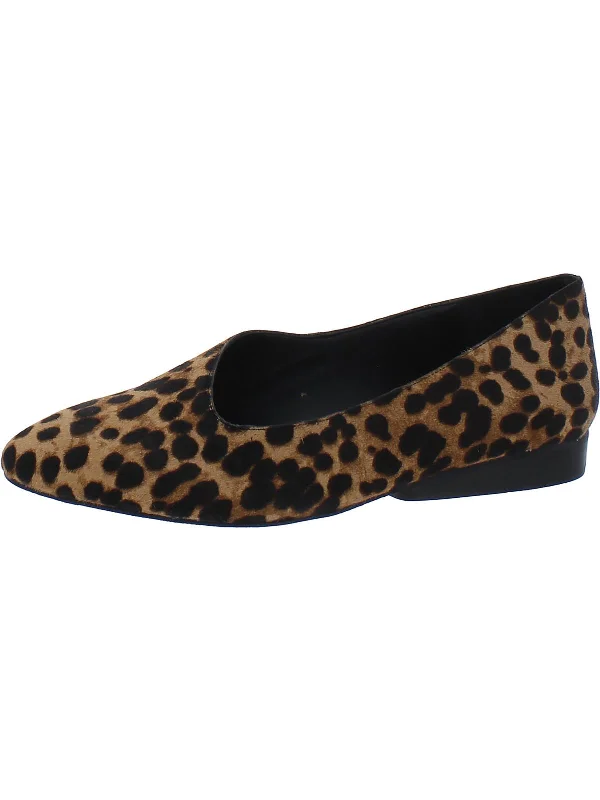 Chic and stylish women's shoes for fashion weekWomens Calf Hair Slip-On Ballet Flats