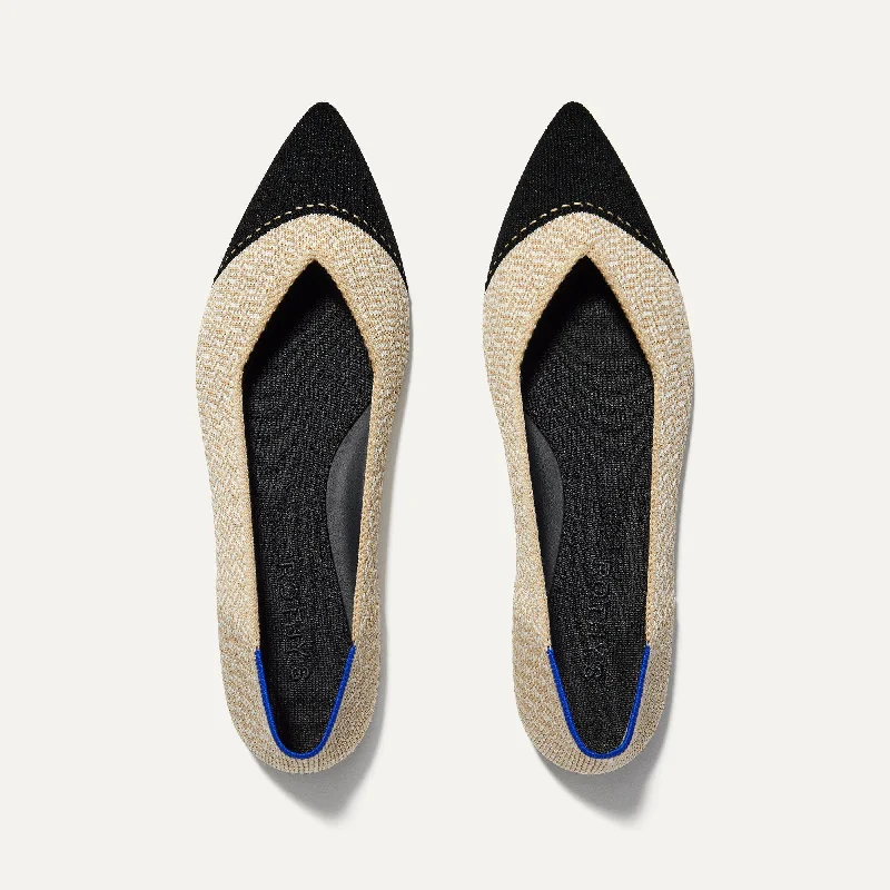 Stylish and practical women's shoes for rainy daysThe Point II - Cream Herringbone