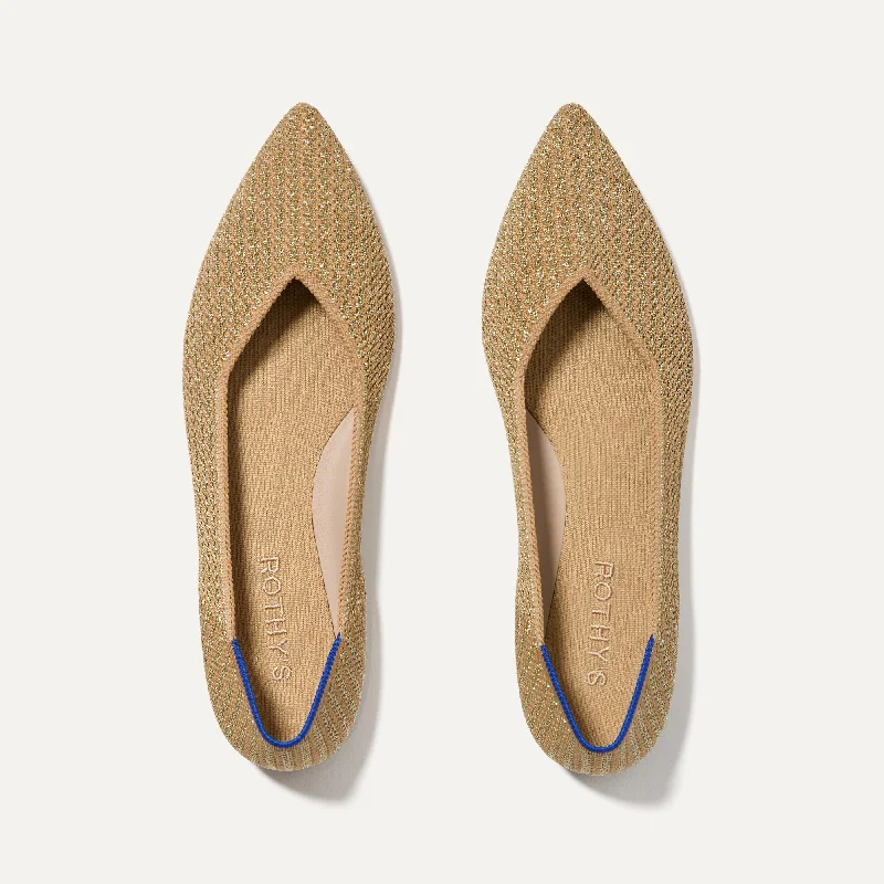 Versatile and elegant women's shoes for any outfitThe Point II - Gold Stripe