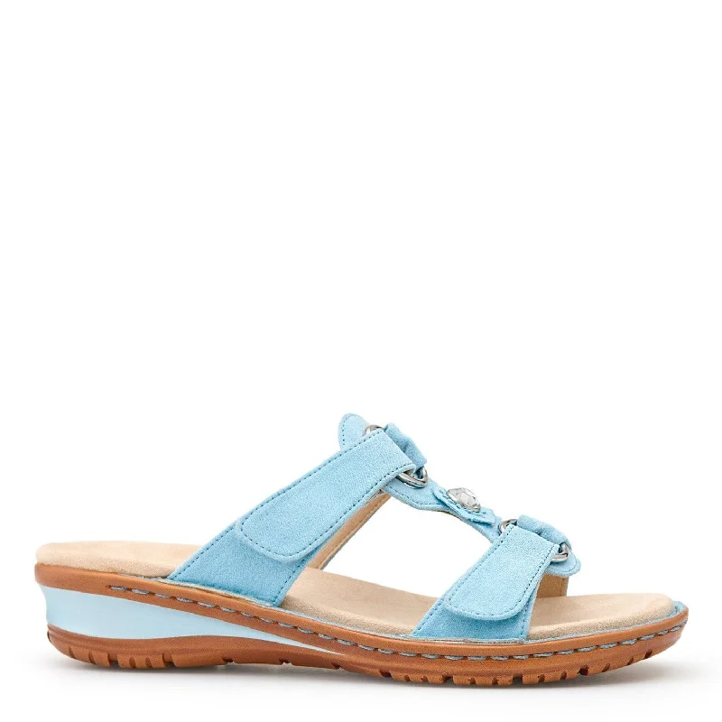 Luxurious and comfortable women's shoe options for special occasions27270 Light Blue