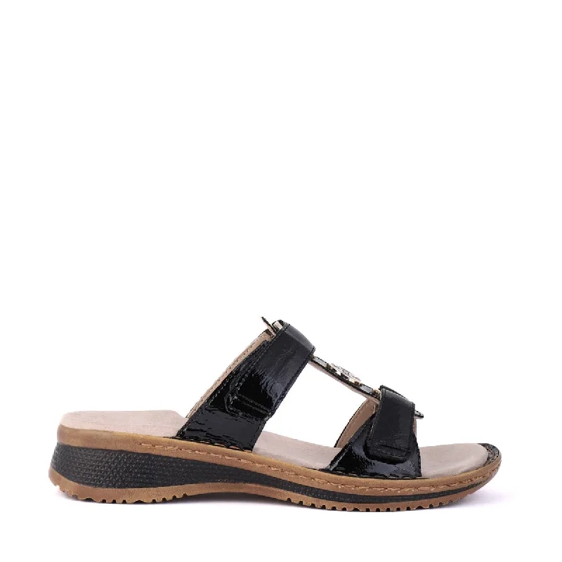 Feminine and dainty women's shoe designs29003 Black Patent