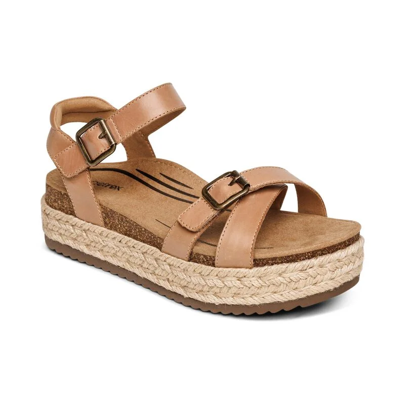 Bold and unique women's shoes for fashion-forward individualsAETREX PAULA CAMEL