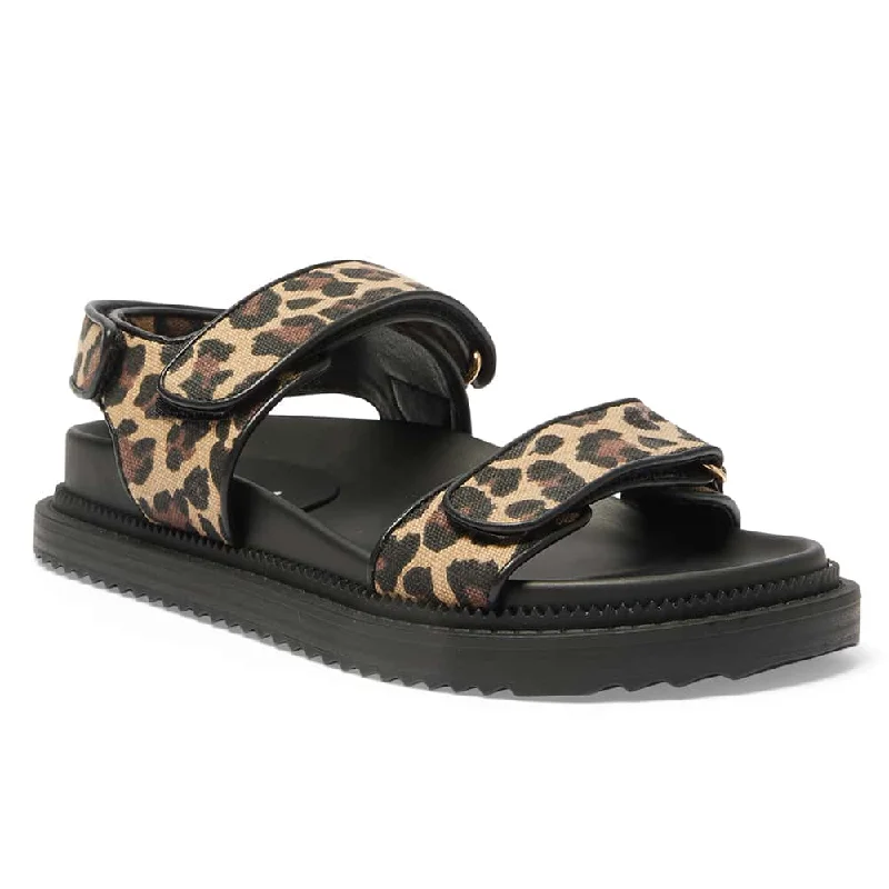 Chic and versatile women's footwearBronte Sandal in Animal Fabric