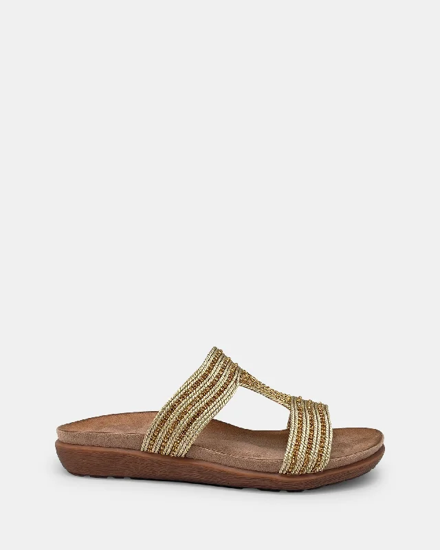 Versatile and stylish women's shoes for everyday chicBuzz Soft Gold