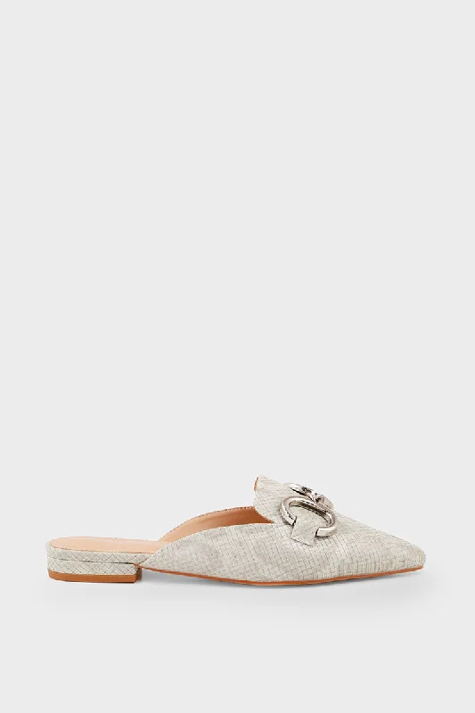 Versatile and stylish women's shoes for everyday chicCasual Mule I95011-Off White