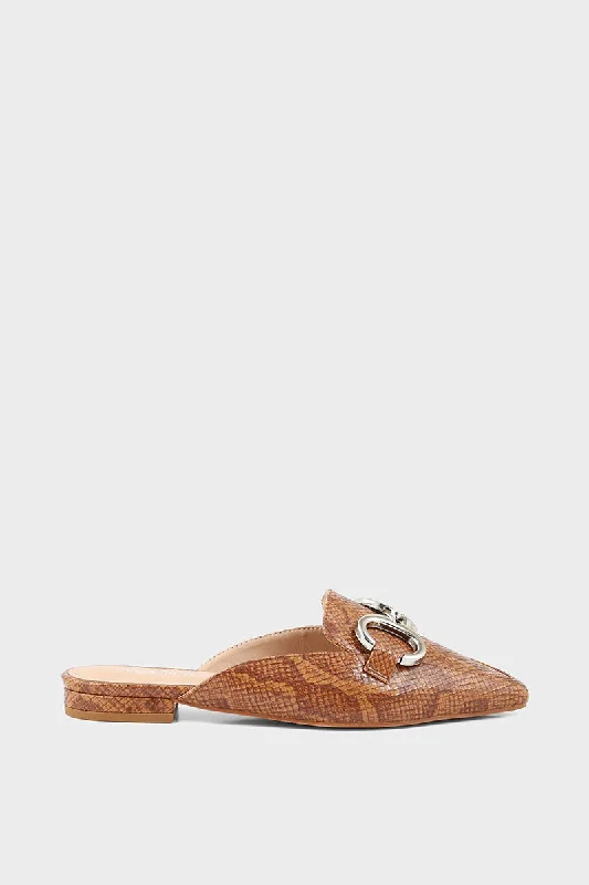 Comfy casual women's shoes for everyday wearCasual Mule I95011-Tan