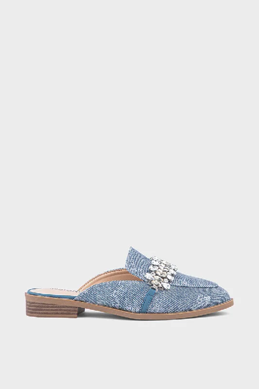 Chic and sophisticated women's footwear for workCasual Mule IC8510-Blue