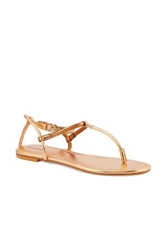 Colorful and vibrant women's shoe patternsCasual Thong I17224-Rose Gold