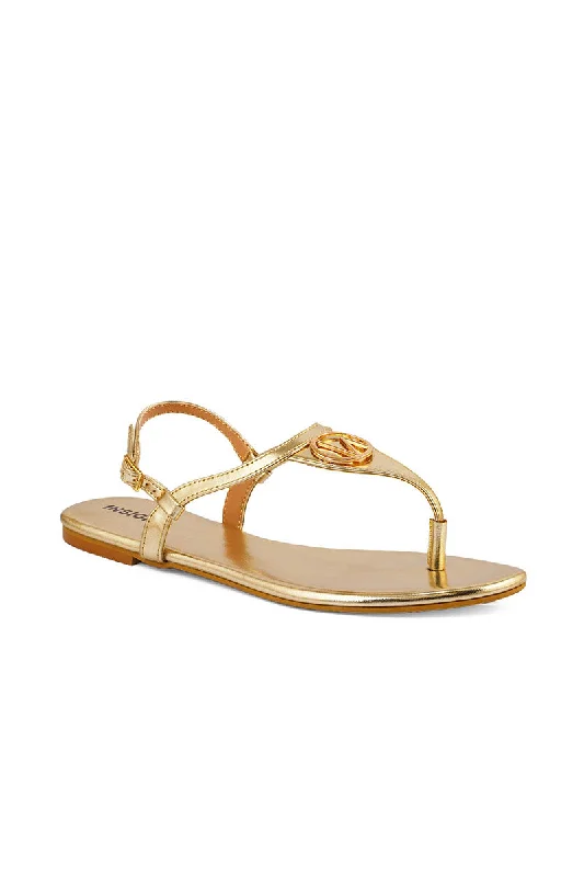 Stunning and glamorous women's shoes for evenings outCasual Thong I17225-Golden