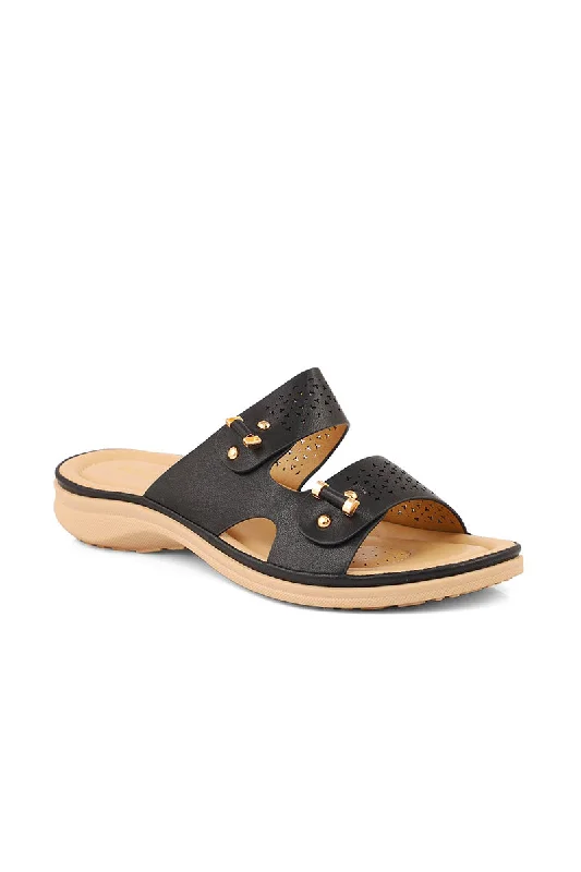 Elegant and sophisticated women's shoe stylesComfort Slip On I20193-Black