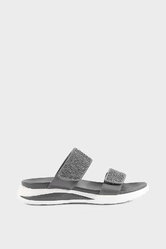 Elegant and sophisticated women's shoes for elegant eveningsComfort Slip On I38650-Grey