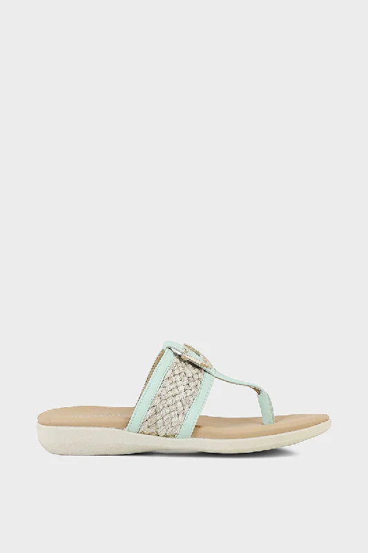 Elegantly stylish women's shoesComfort Thong IK3002-Seagreen