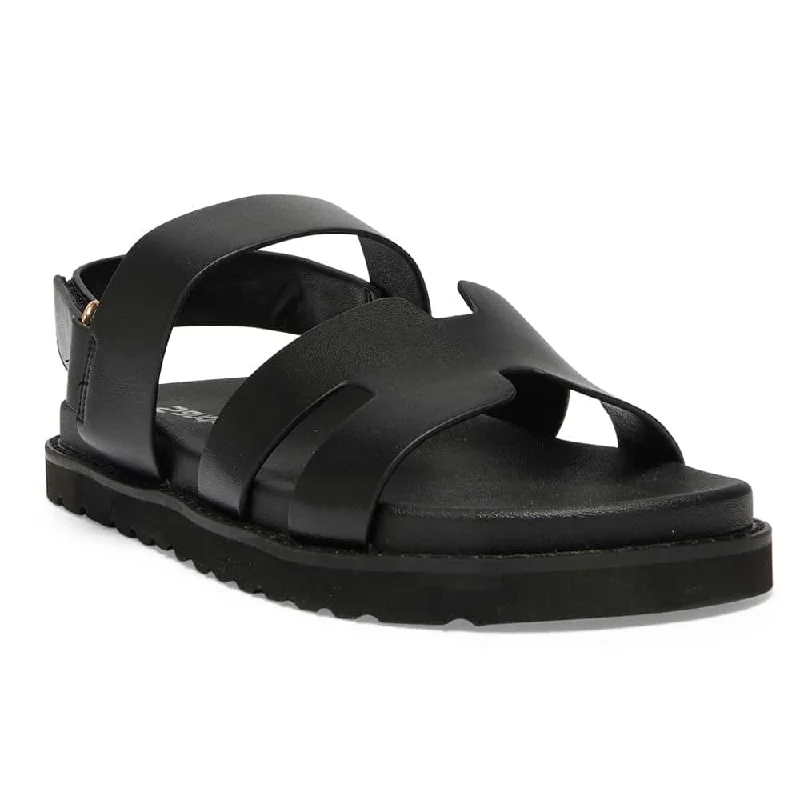 Chic and stylish women's shoes for fashion-conscious womenDaisy Sandal in Black Smooth