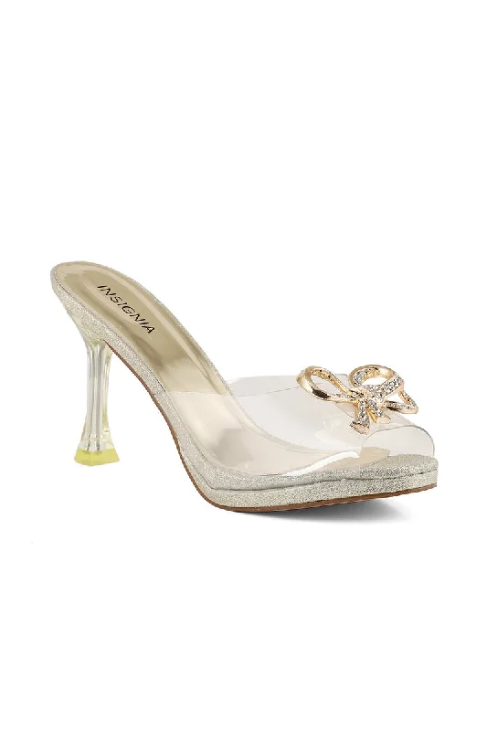 Bold and striking women's shoe fashionsParty Wear Slip On I38521-Golden