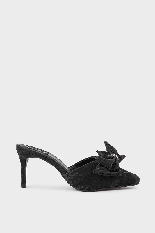 Comfy and stylish women's shoes for lounging around the houseFormal Mule IF8513-Black