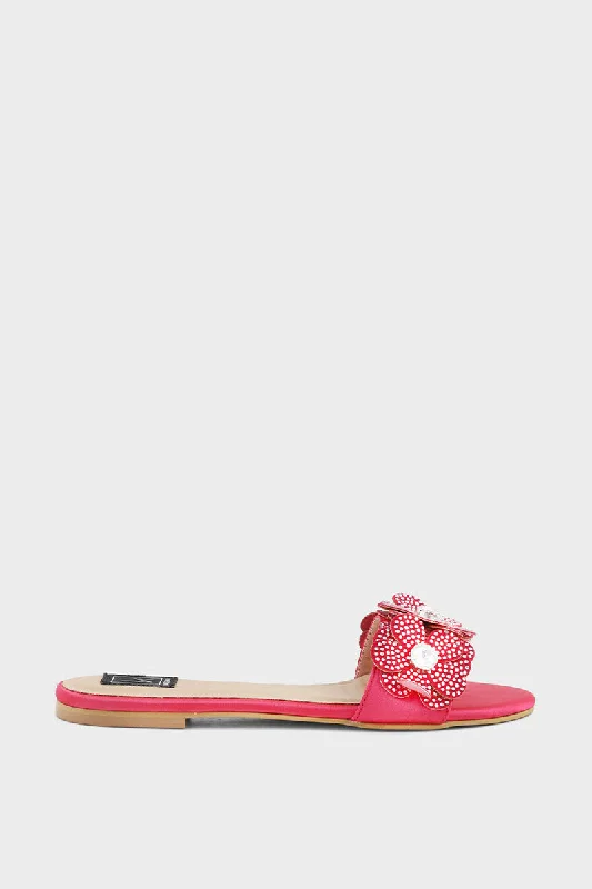 Durable and reliable women's shoesFormal Slip On IF0004-Fuchsia