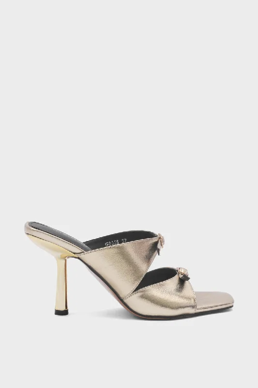 Versatile and stylish women's shoes for everyday chicFormal Slip On IF0025-Golden