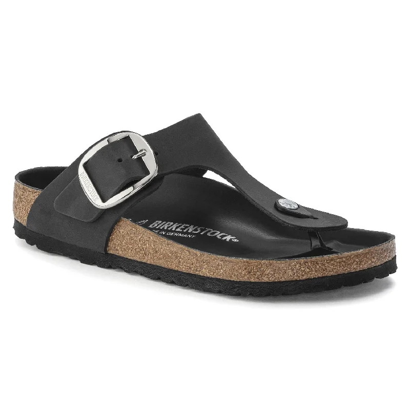 Elegant and sophisticated women's shoes for opera nightsGizeh Big Buckle - Black