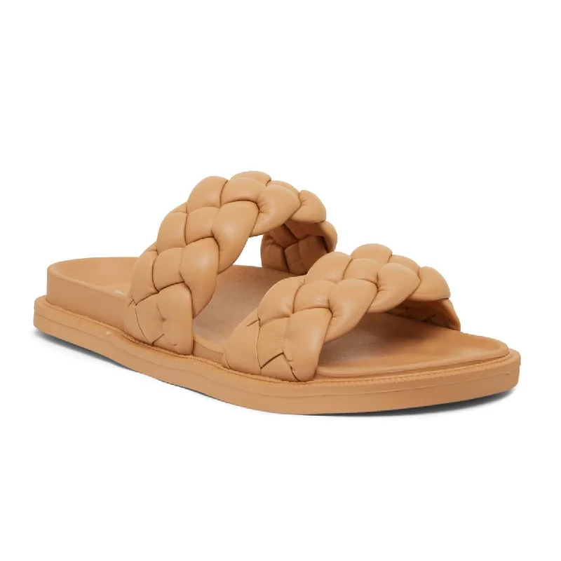 Sleek and modern women's footwear optionsGossip Slide in Camel Smooth