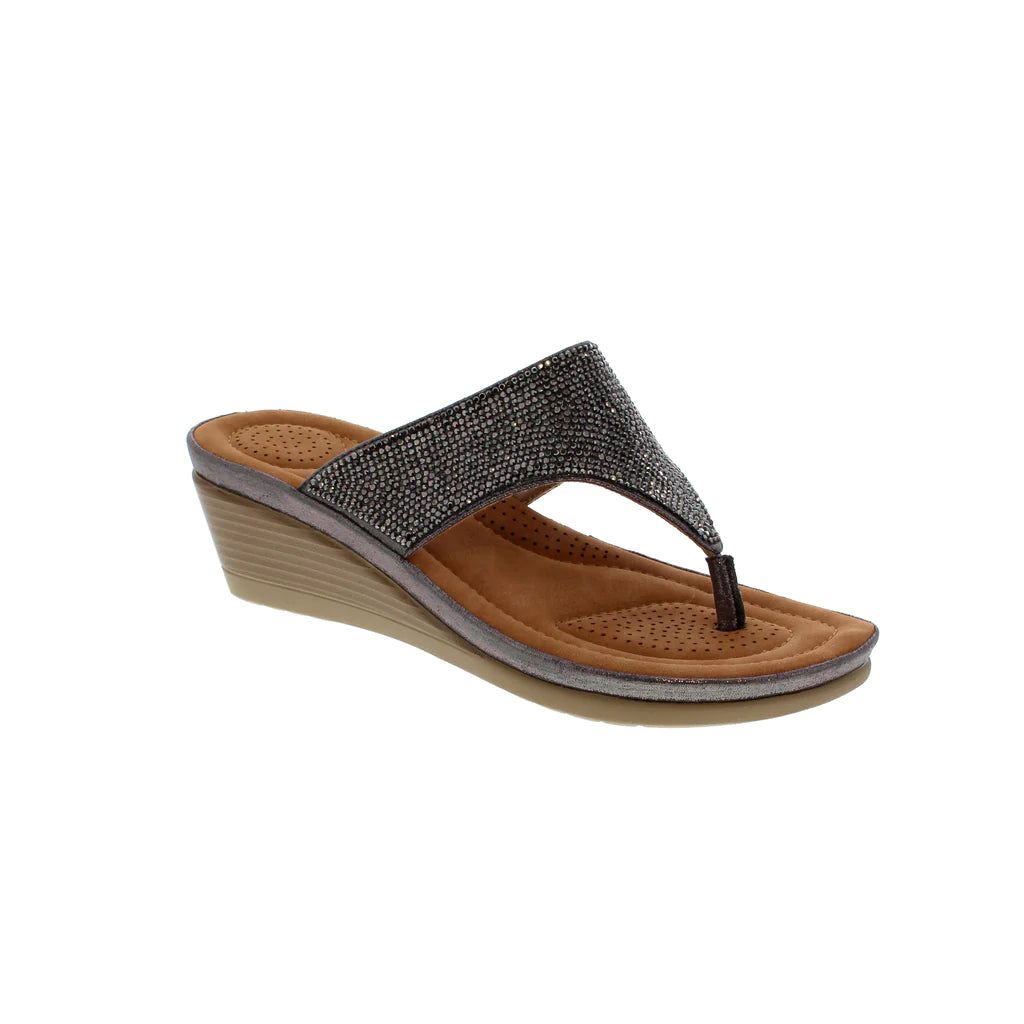 Chic and stylish women's shoes for summerJanice-03 Pewter