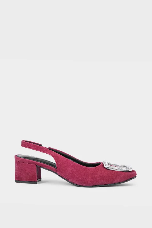 Comfy and cozy women's shoes for loungingParty Wear Mule IP8507-Maroon