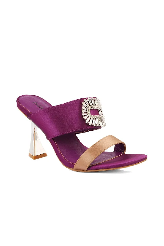 Elegantly crafted women's shoesParty Wear Slip On I29277-Purple