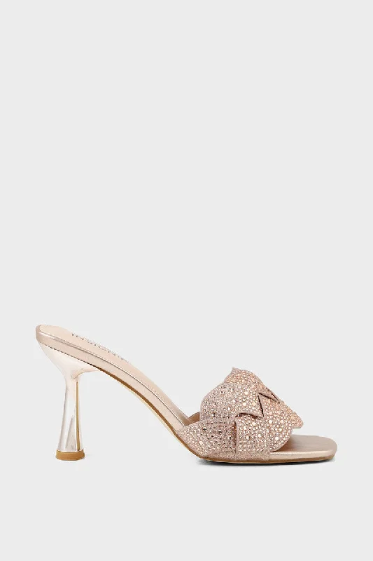 Stylish and comfortable women's shoes for long days at workParty Wear Slip On IP0029-Rose Gold