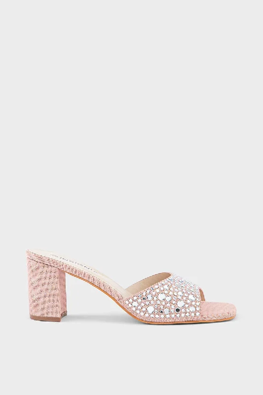 Flattering and stylish women's shoes for wide feetParty Wear Slip On IP0033-Pink