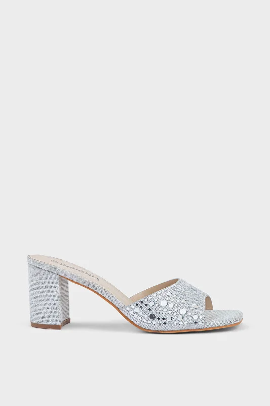 Comfy and casual women's shoes for the weekendParty Wear Slip On IP0033-Silver