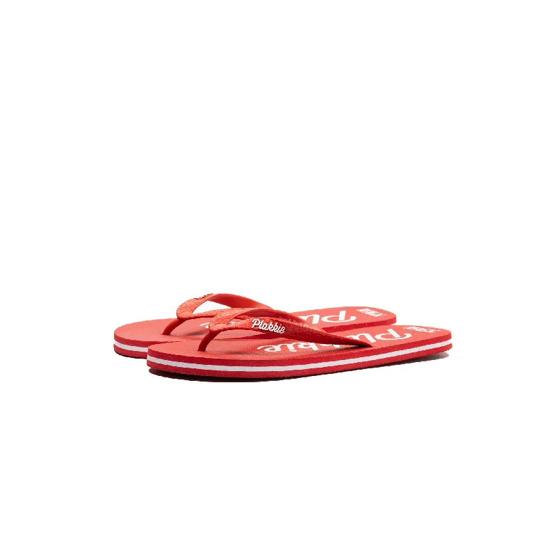 Versatile and stylish women's shoes for all occasions and seasonsPlakkie Lookout (Red and White)