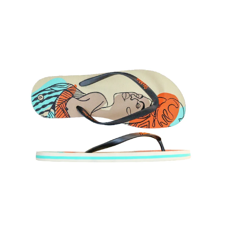 Vibrant and colorful women's shoe collectionsPlakkie Women's Sandy (Beige and Black)