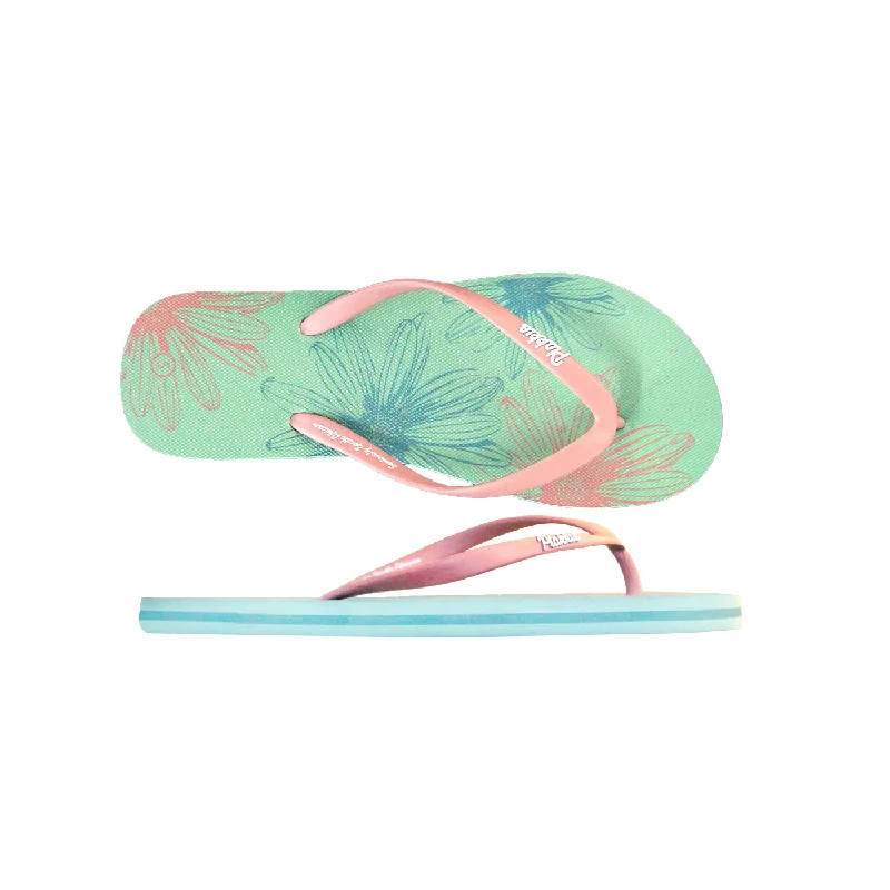 Durable and stylish women's shoes for active lifestylesPlakkie Women's Victoria (Green and Dusty Pink)