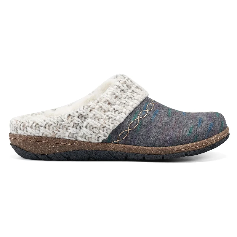 Elegant and classic women's shoes for bridal partiesWomen's Elana Slipper Grey