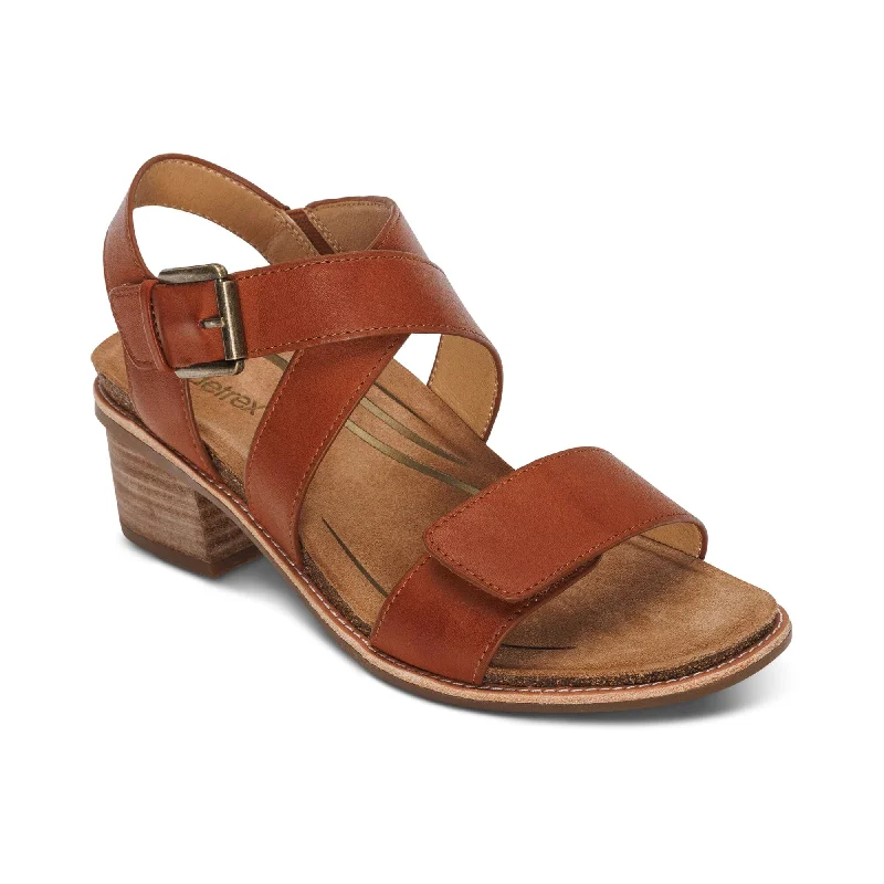 Durable and reliable women's shoesAETREX KRISTIN ARCH SUPPORT BLOCK HEEL - FINAL SALE!