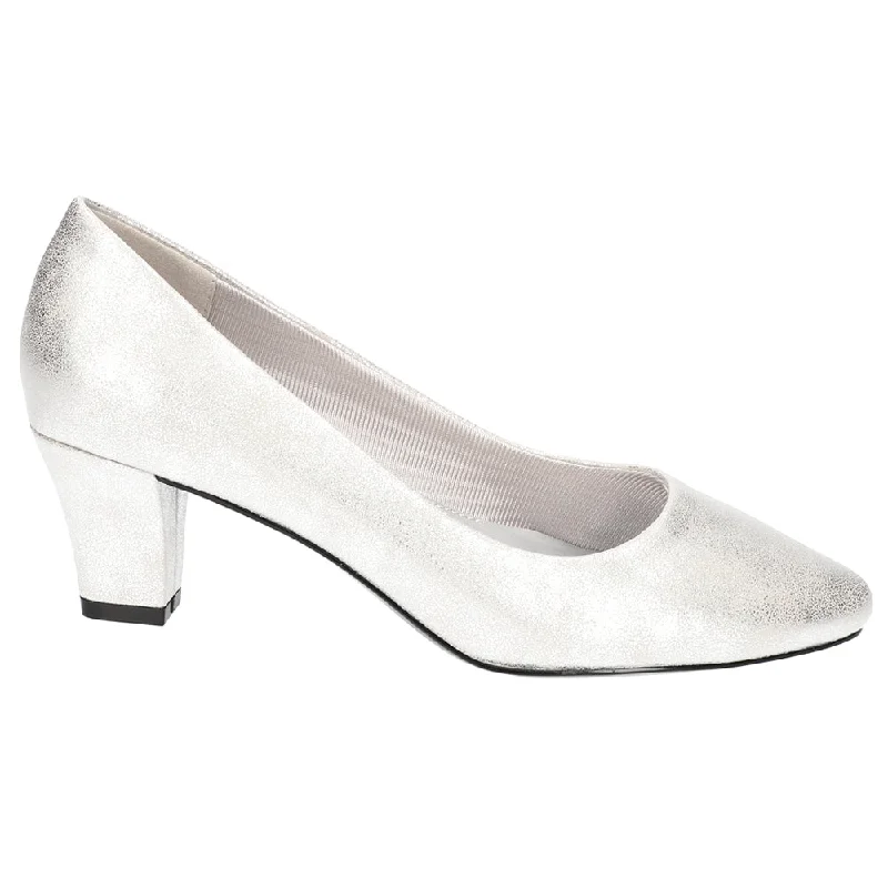 Versatile and stylish women's shoes for everyday chicBallari Metallic Wedding Block Heel Pumps