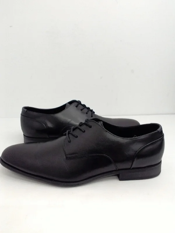 Comfortable and supportive women's shoes for all-day wearCalvin klein Men's Leather Oxfords, Black, Size 11.5 M