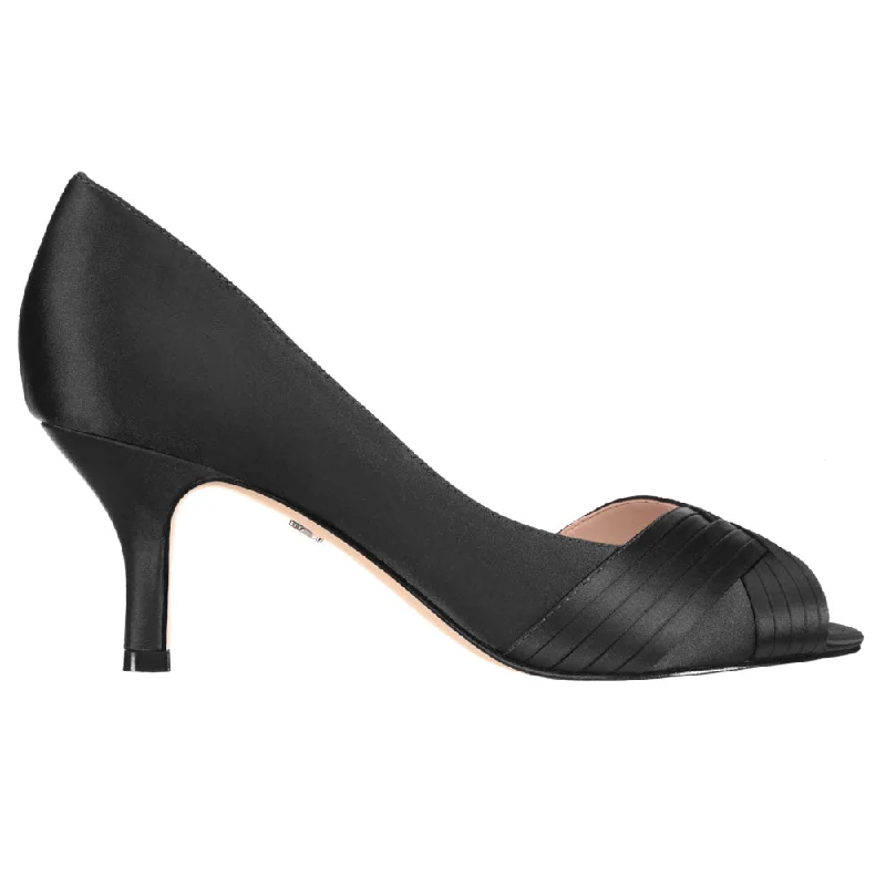 Effortlessly stylish women's shoe choicesContesa Metallic Peep Toe Evening Pumps