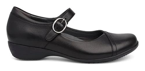 Elegant and sophisticated women's shoes for mature womenDANSKO FAWNA BLACK MEDIUM - 5501020200