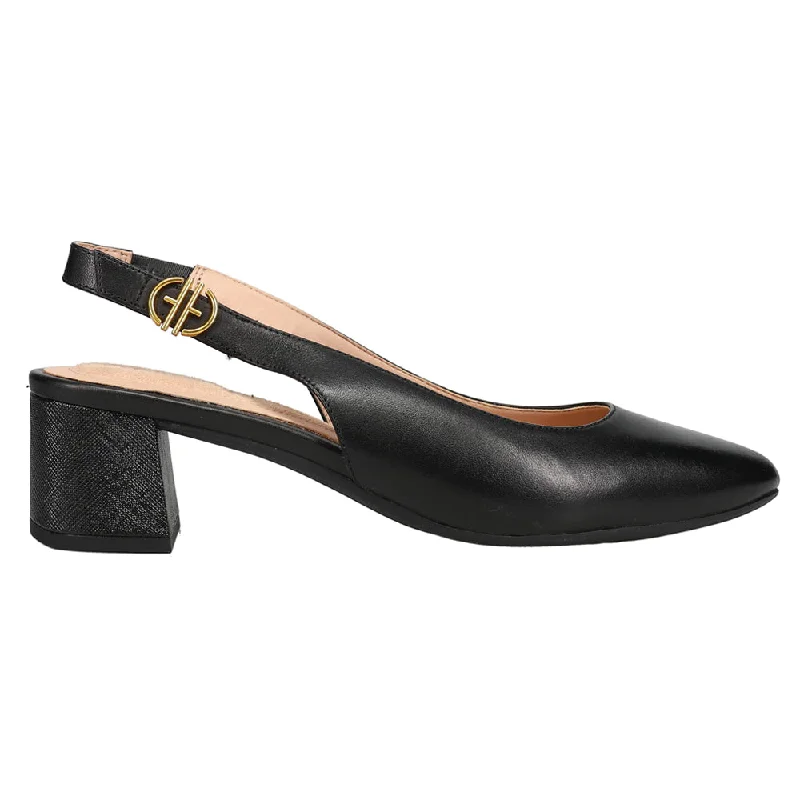 Sleek and modern women's footwear optionsGo To Park Pointed Toe Slingback Pumps
