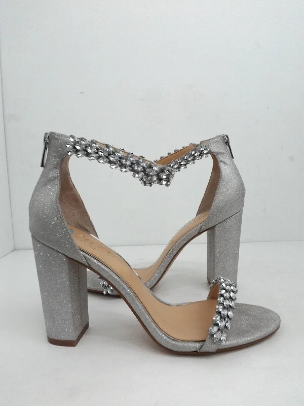 Durable and reliable women's shoesJewel Badgley Mischka Women's Heeled Sandal Size 9.5