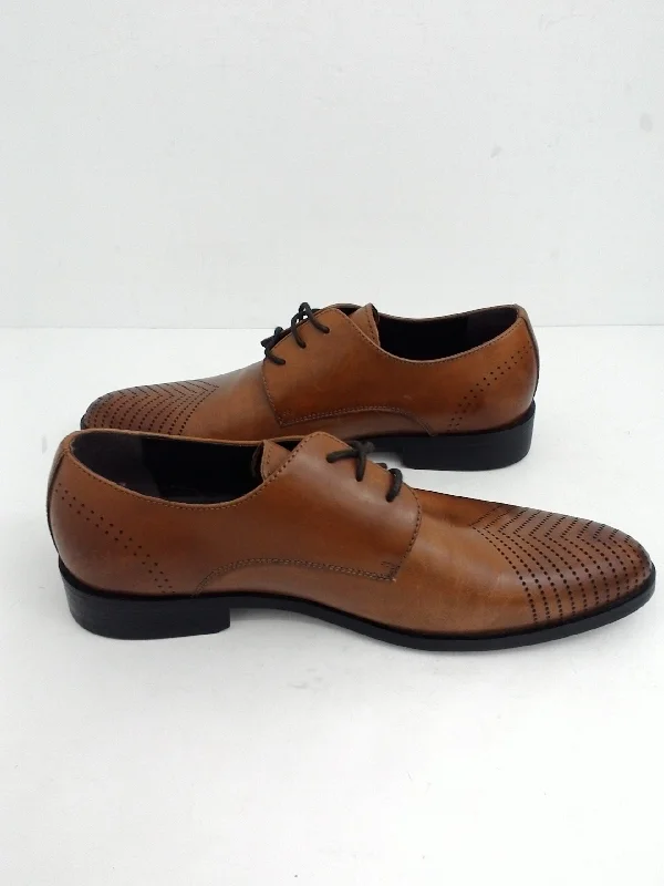 Chic and trendy women's shoes for the officeKenneth Cole Reaction Men's micro-perforated, Brown, Leather, Size 7.5 M