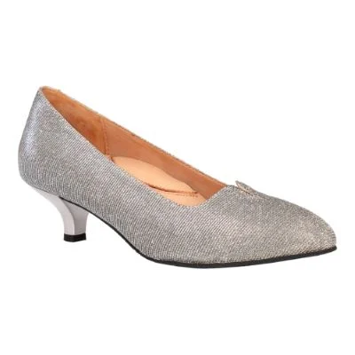 Feminine and dainty women's shoe designsL'AMOUR DES PIEDS KAVAN - PEWTER METAL - KAVAN-GFPEW
