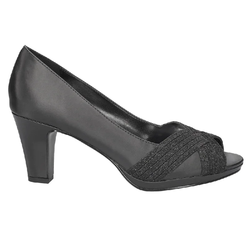 Elegant and sophisticated women's shoes for mature womenLavish Open Toe Pumps