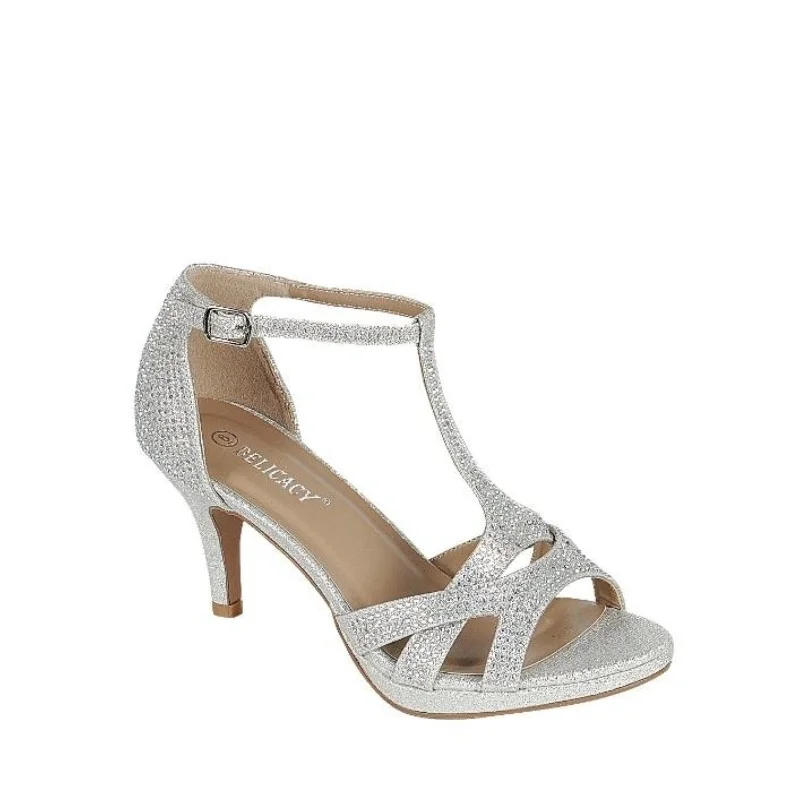 Timeless classic women's shoe designsLow Heel T-Strap Party Sandal