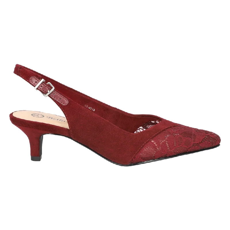 Chic and stylish women's shoes for fashion weekMarquette Kitten Heel Pumps