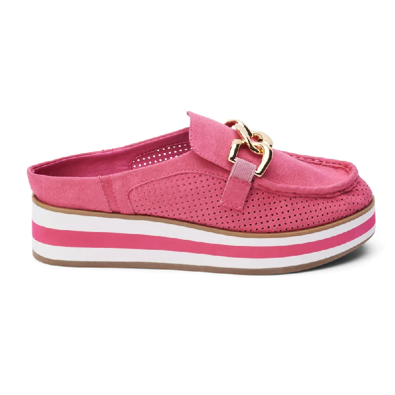 Luxurious and comfortable women's shoe options for special occasionsMinnie Perforated Slip On Platform Loafers