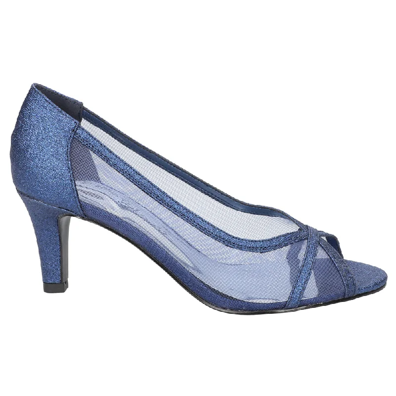 Exotic and bold women's shoe designsPicaboo Glitter Peep Toe Evening Pumps