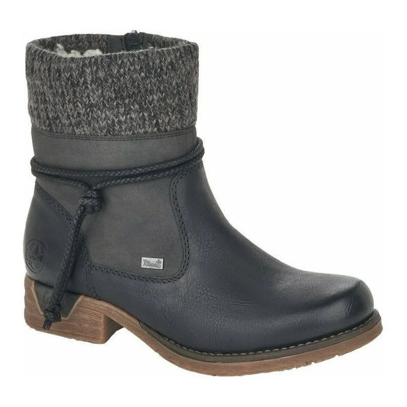 Elegant and sophisticated women's shoes for elegant eveningsRIEKER 79688 FEE
